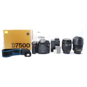 Nikon D7500 箱付 ダブルレンズセット Wi-Fi 55-200 VR
