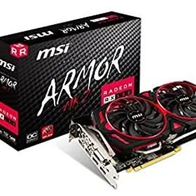 【中古】MSI Radeon RX 580 ARMOR MK II 8G OC グラフィックスボード VD6544