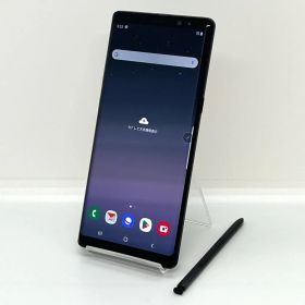 【訳あり】Galaxy Note8 SCV37 au SIMロック解除済 64GB／6GB ミッドナイトブラック 白ロム スマホ本体 送料無料 中古 S437