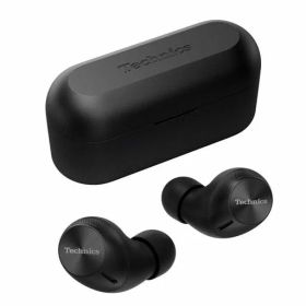 テクニクス ワイヤレスイヤホン EAH-AZ40M2-K ブラック bluetooth ノイズキャンセリング 3台マルチポイント IPX4 LDAC対応 ハイレゾ音質再生 アプリ対応