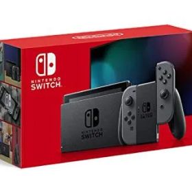 【中古】「非常に良い」Nintendo Switch 本体 (ニンテンドースイッチ) Joy-Con(L)/(R) グレー