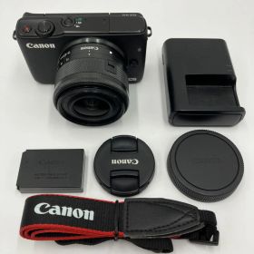 【動作確認済】Canon EOS M10 EF-M 15-45mm IS STM 標準ズームレンズキット ブラック