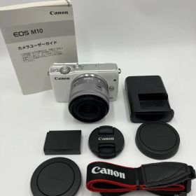 【動作確認済】Canon EOS M10 EF-M 15-45mm IS STM 標準ズームレンズキット ホワイト