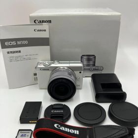 【動作確認済】Canon EOS M100 + EF-M 15-45mm F3.5-6.3 IS STM レンズキット