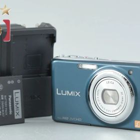【中古】Panasonic パナソニック LUMIX DMC-FX77 スエードブルー コンパクトデジタルカメラ