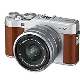 【中古】「非常に良い」FUJIFILM ミラーレス一眼カメラ X-A5レンズキット ブラウン X-A5LK-BW