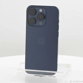 ソフマップ 〔中古品〕 iPhone15 Pro 128GB ブルーチタニウム MTUA3J／A SIMフリー【262】