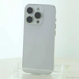 ソフマップ 〔中古品〕 iPhone15 Pro 128GB ホワイトチタニウム MTU83J／A SIMフリー【349】