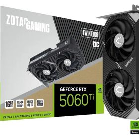 【新品】グラフィックボード グラフィックボード ZOTAC GAMING GeForce RTX 5060 Ti 16GB Twin Edge OC [ZT-B50620H-10M]