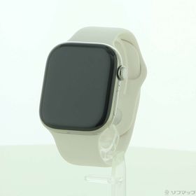 (中古)Apple Apple Watch Series 10 GPS + Cellular 46mm ナチュラルチタニウムケース ライトブラッシュスポーツバンド(196-ud)