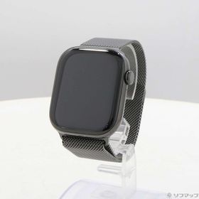 (中古)Apple Apple Watch Series 10 GPS + Cellular 46mm スレートチタニウムケース スレートミラネーゼループ(348-ud)