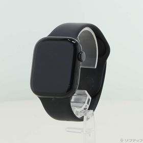 (中古)Apple Apple Watch Series 10 GPS + Cellular 42mm ジェットブラックアルミニウムケース ブラックスポーツバンド(349-ud)
