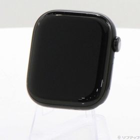 (中古)Apple Apple Watch Series 10 GPS 46mm ジェットブラックアルミニウムケース バンド無し(344-ud)