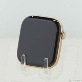 (中古)Apple Apple Watch Series 10 GPS + Cellular 46mm ゴールドチタニウムケース バンド無し(269-ud)