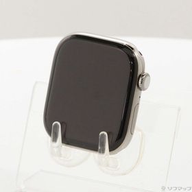 (中古)Apple (展示品) Apple Watch Series 10 GPS + Cellular 46mm ナチュラルチタニウムケース バンド無し(377-ud)