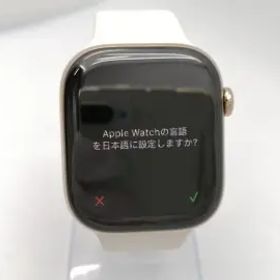 【中古】Apple Apple Watch Series10 46mm Cellular ゴールドチタニウムケース/スターライトスポーツバンド (M/L) MWYY3J/A【ECセンター