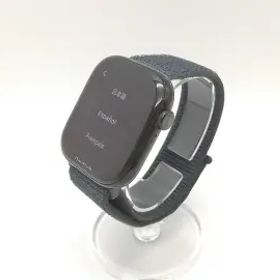 【中古】Apple Apple Watch Series10 46mm GPS ジェットブラックアルミニウムケース/インクスポーツループ MWWR3J/A【府中ル・シーニュ】