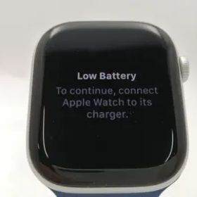 【中古】Apple Apple Watch Series10 46mm GPS シルバーアルミニウムケース/デニムスポーツバンド (M/L) MWWM3J/A【ECセンター】保証期間