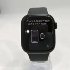 【中古】Apple Apple Watch Series10 42mm GPS ジェットブラックアルミニウムケース/ブラックスポーツバンド (S/M) MWWE3J/A【浜松駅前】