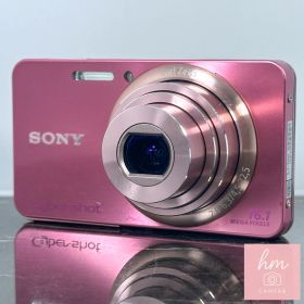 【美品】SONY Cyber-shot DSC-W570 ピンク コンパクトデジタルカメラ 1610万画素 CCD 光学5倍ズーム 手ブレ補正 サイバーショット