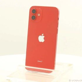 【中古】Apple(アップル) iPhone12 64GB プロダクトレッド MGHQ3J／A SIMフリー 【269-ud】