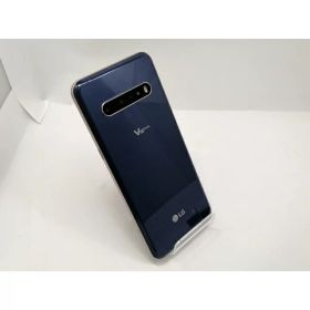 【中古】LG電子 SoftBank 【SIMロック解除済み】 LG V60 ThinQ 5G クラッシーブルー 8GB 128GB A001LG【宇田川】保証期間1ヶ月【ランクA】