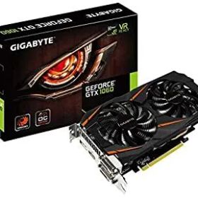 【中古】GIGABYTE ビデオカードGEFORCE GTX 1060搭載 GV-N1060WF2OC-3GD