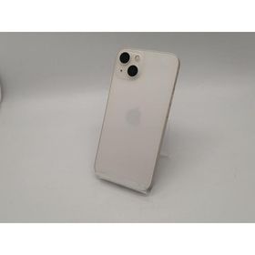 【中古】Apple docomo 【SIMフリー】 iPhone 13 128GB スターライト MLND3J/A【広島本通】保証期間１ヶ月【ランクC】