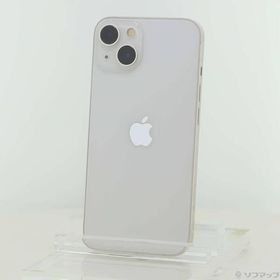 〔中古〕Apple(アップル) iPhone13 128GB スターライト MLND3J／A SIMフリー〔349-ud〕