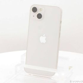 〔中古〕Apple(アップル) iPhone13 128GB スターライト MLND3J／A SIMフリー〔198-ud〕