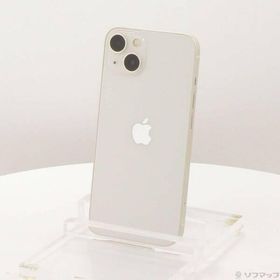 〔中古〕Apple(アップル) iPhone13 128GB スターライト MLND3J／A SIMフリー〔295-ud〕