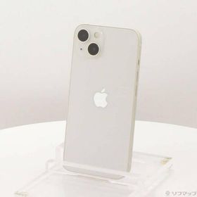 〔中古〕Apple(アップル) iPhone13 128GB スターライト MLND3J／A SIMフリー〔269-ud〕