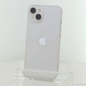〔中古〕Apple(アップル) iPhone13 128GB スターライト MLND3J／A SIMフリー〔368-ud〕
