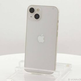 〔中古〕Apple(アップル) iPhone13 128GB スターライト NLND3J／A SIMフリー〔349-ud〕