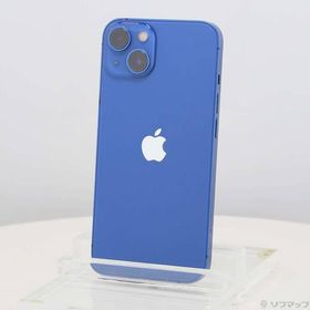 〔中古〕Apple(アップル) iPhone13 128GB ブルー MLNG3J／A SIMフリー〔262-ud〕