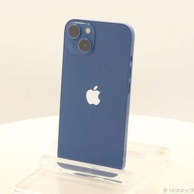〔中古〕Apple(アップル) iPhone13 128GB ブルー MLNG3J／A SIMフリー〔377-ud〕