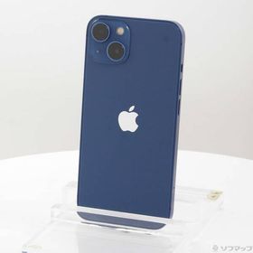 〔中古〕Apple(アップル) iPhone13 128GB ブルー MLNG3J／A SIMフリー〔377-ud〕
