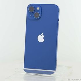 〔中古〕Apple(アップル) iPhone13 128GB ブルー MLNG3J／A SIMフリー〔348-ud〕