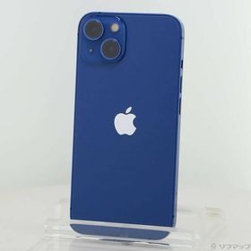〔中古〕Apple(アップル) iPhone13 128GB ブルー MLNG3J／A SIMフリー〔262-ud〕