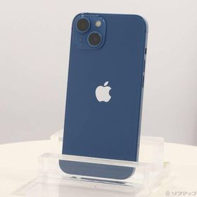 〔中古〕Apple(アップル) iPhone13 128GB ブルー MLNG3J／A SIMフリー〔305-ud〕