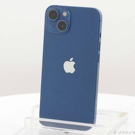 〔中古〕Apple(アップル) iPhone13 128GB ブルー MLNG3J／A SIMフリー〔269-ud〕