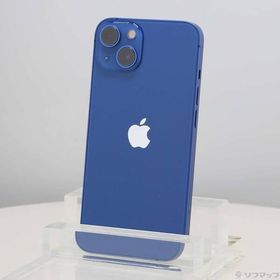 〔中古〕Apple(アップル) iPhone13 128GB ブルー MLNG3J／A SIMフリー〔198-ud〕