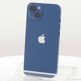 〔中古〕Apple(アップル) iPhone13 128GB ブルー MLNG3J／A SIMフリー〔269-ud〕