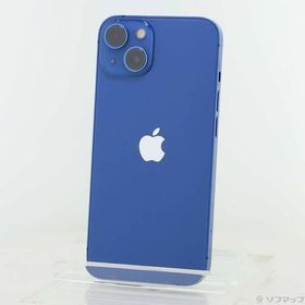 〔中古〕Apple(アップル) iPhone13 128GB ブルー MLNG3J／A SIMフリー〔198-ud〕
