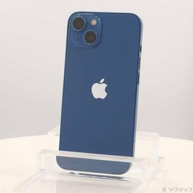 〔中古〕Apple(アップル) iPhone13 128GB ブルー NLNG3J／A SIMフリー〔251-ud〕