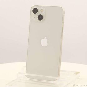 〔中古〕Apple(アップル) iPhone13 256GB スターライト MLNJ3J／A SIMフリー〔198-ud〕
