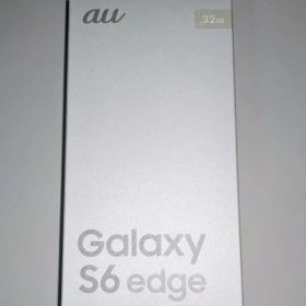 未使用品】au Galaxy S6 edge 32GB 本体 ギャラクシー 難有