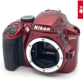 【中古】 【並品】 ニコン D3400 ボディ レッド
