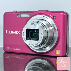 【美品】Panasonic LUMIX DMC-SZ7 ピンク コンパクトデジタルカメラ 1410万画素 光学10倍ズーム 広角25mm ライカレンズ フルHD動画 パナソニック