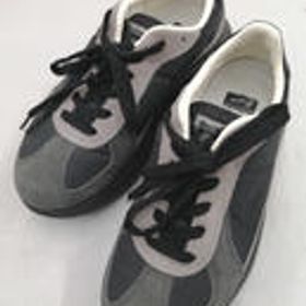 ローカットスニーカー GRY BLK 擦れ有り ONITSUKA TIGER